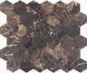 Copper Slab Black Mosaic Hexagone - 4