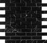 Estrada Mosaic Nero Brick Bone - 6