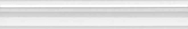 BLC017R Бордюр Марсо Багет белый обрезной