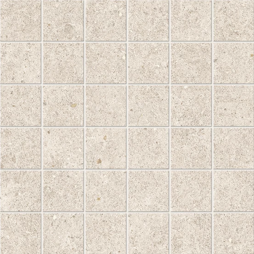 A7DD Напольная Boost Stone White Mosaico Matt 30x30