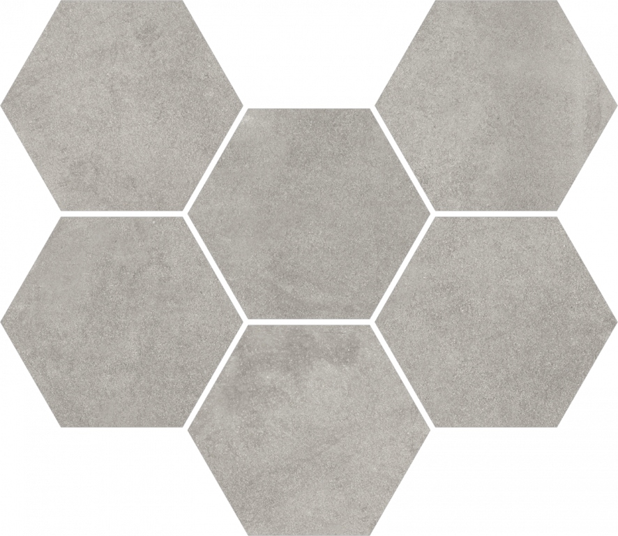 620110000173 Декор Expo Grey Mosaico Hexagon 620110000173