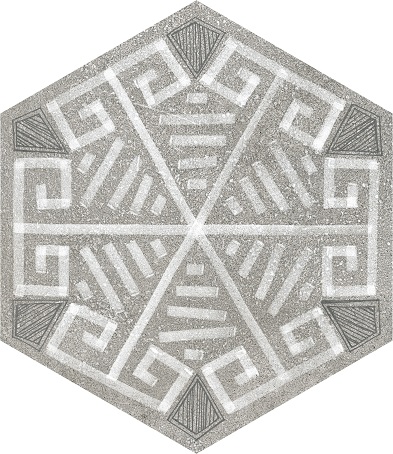 Декор Rift Hexagono Igneus Cemento 23x266 - фото 2
