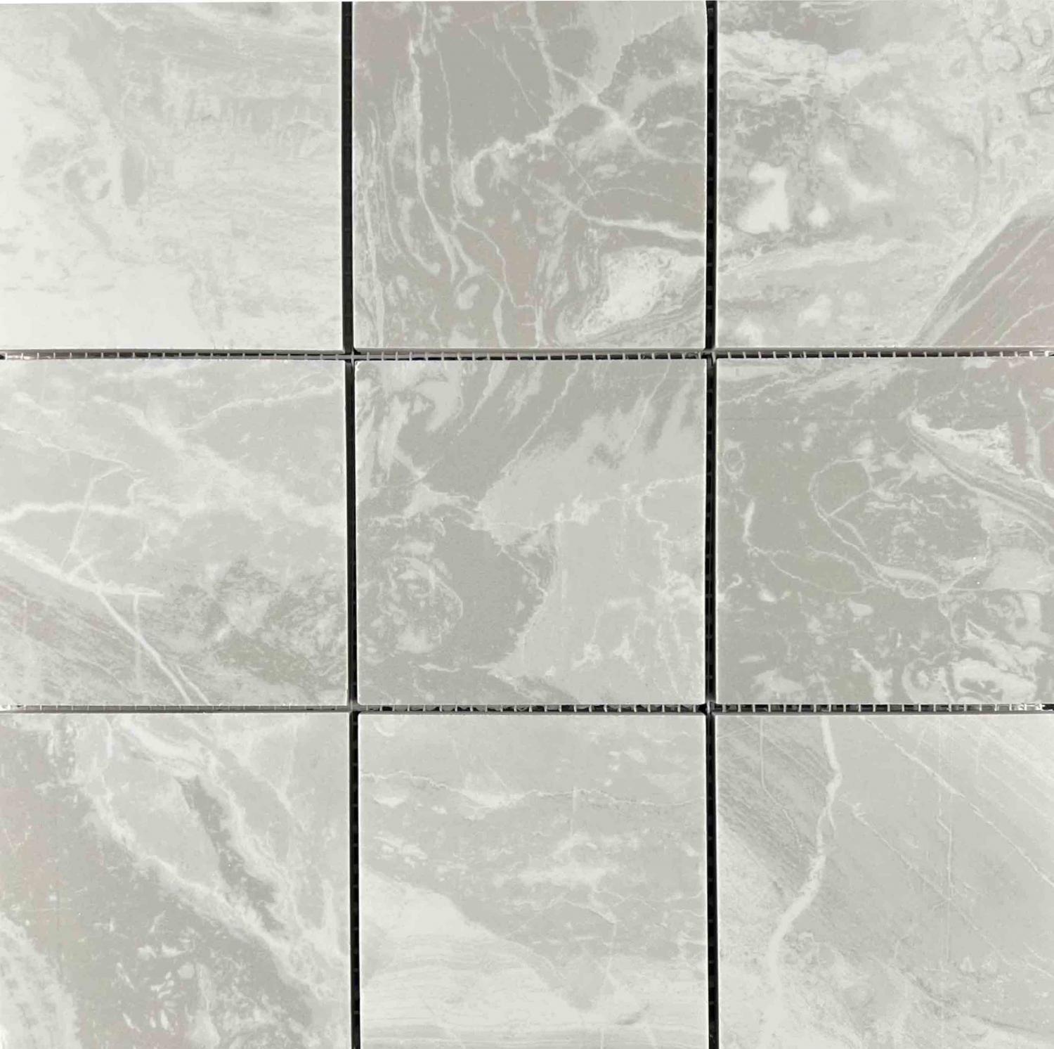 Декор Ониче Mosaic Белая Чип 9.5x9.5 - фото 2