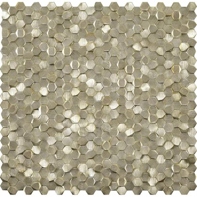 Напольная Alchimia Aluminium 3D Hexagon Gold 8x14x6