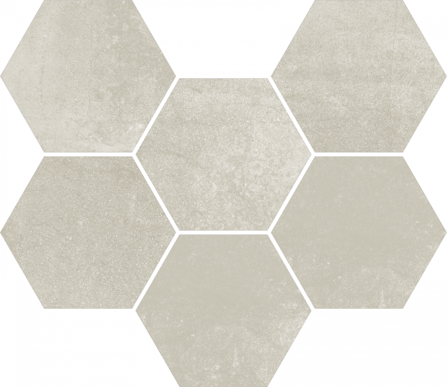 620110000172 Декор Expo White Mosaico Hexagon Натуральная 620110000172