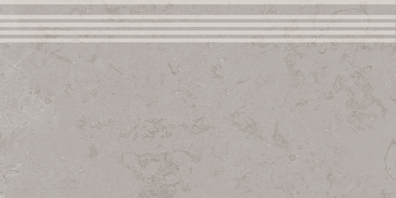 DD205220R/GR Ступень Про Лаймстоун Серый натуральный с насечками 9мм 60х30 - фото 3