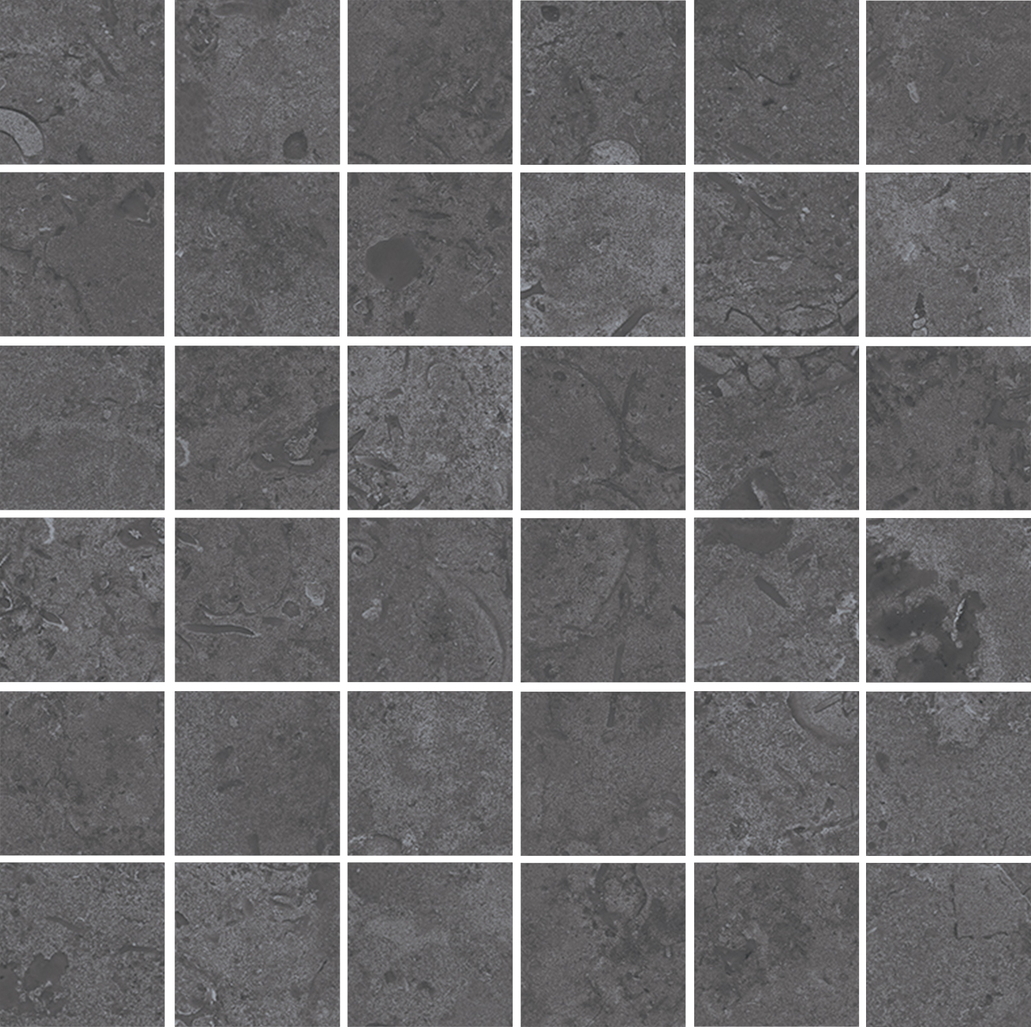 DD205120/MM Декор Про Лаймстоун Серый темный матовый мозаичный 9мм - фото 6