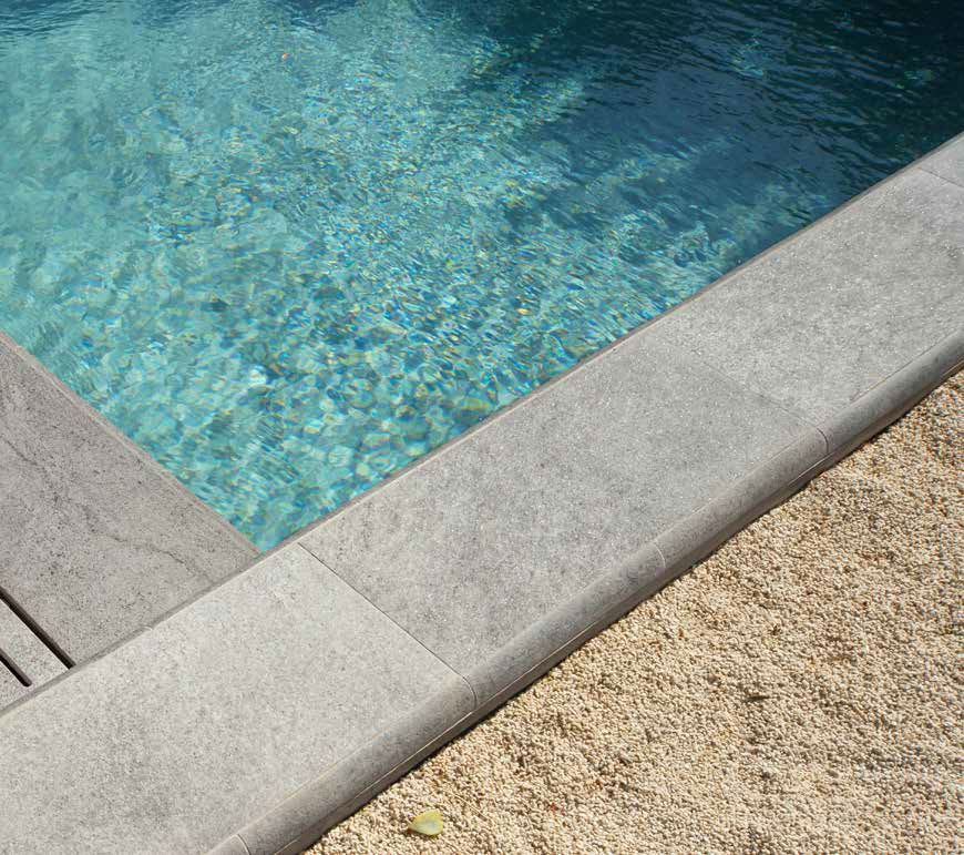 Бордюр Terrace Antislips Natural Series Наружный угол закругленный Cement Grey Handle 30x30 - фото 13