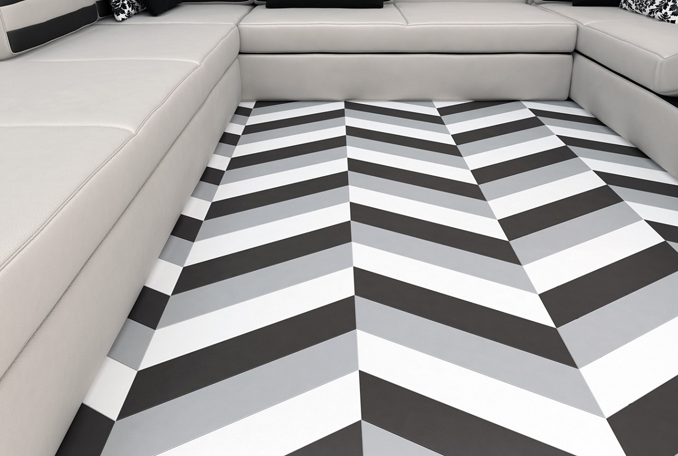 114043 Напольный Floor Tiles Triangle Ash Grey Matt - фото 7