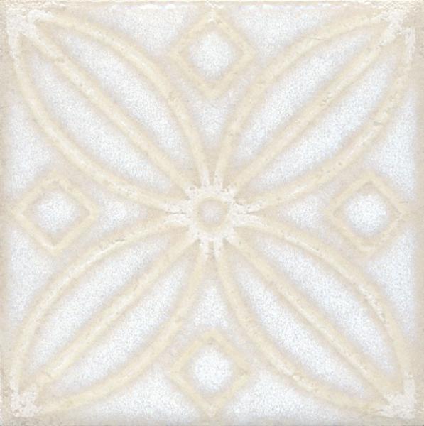 STG/B402/1266H Декоративная вставка Амальфи B402 Орнамент белый 9.9x9.8