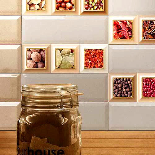 Декор Cube Kitchen Decor Mix Cordoba 14 pz 10x10 - фото 3