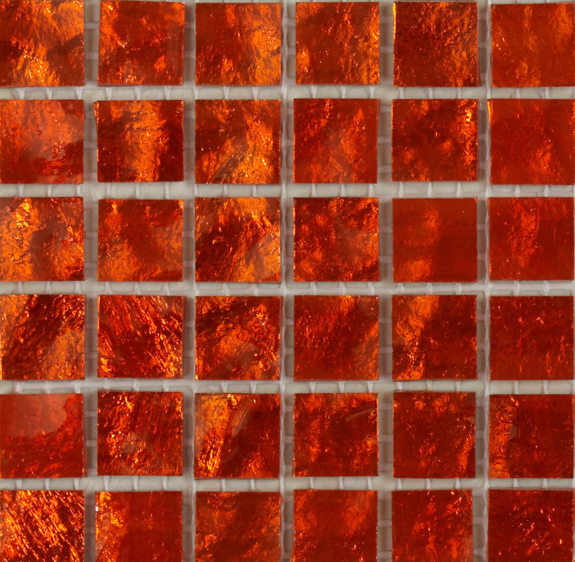 Настенная Murano Specchio 8 Оранжевый чип 15