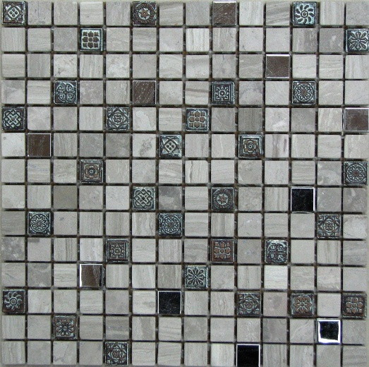 Milan-2 305*305 Напольная Мозаика из натурального камня Milan-2