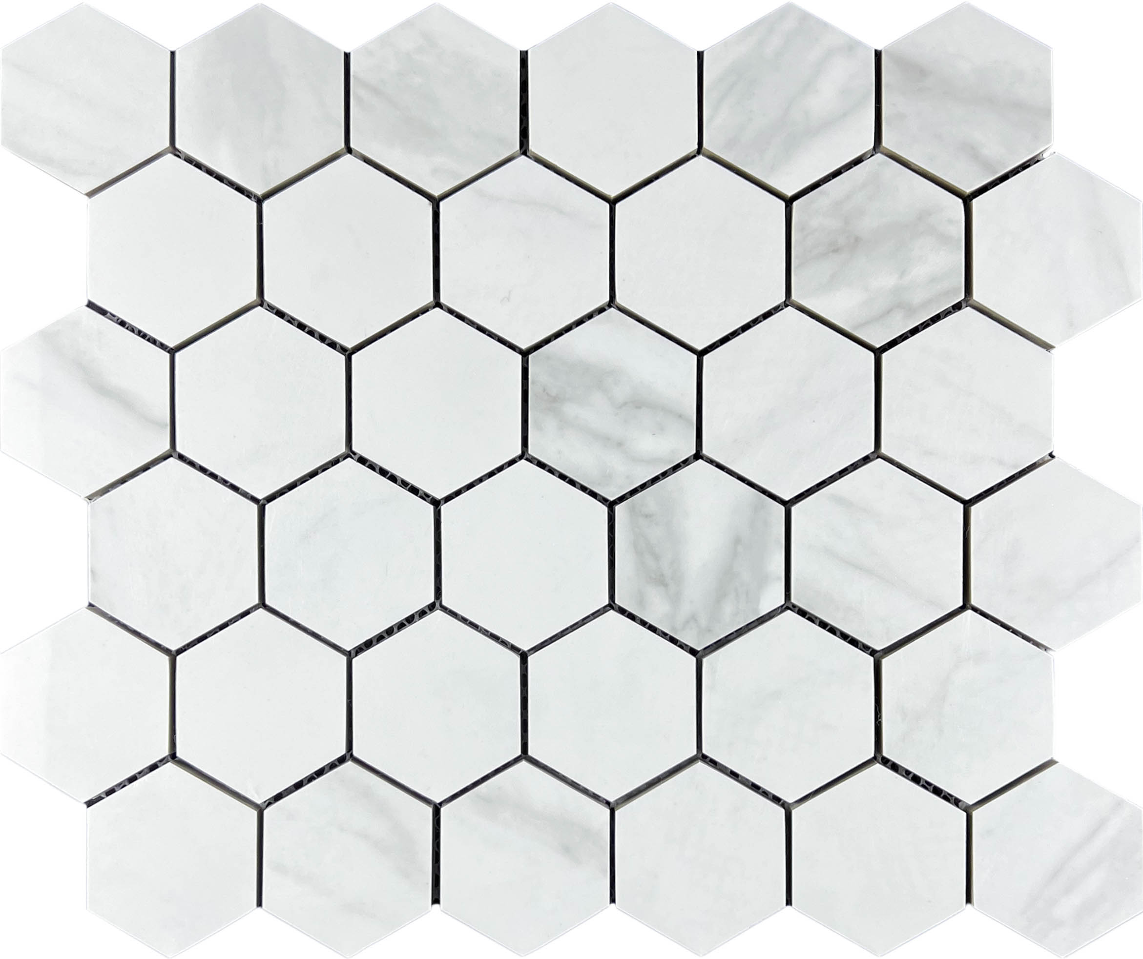Декор Mosaic Mosaic Сатурио Гласиер Hexagone Чип 4.8x4.8 - фото 5