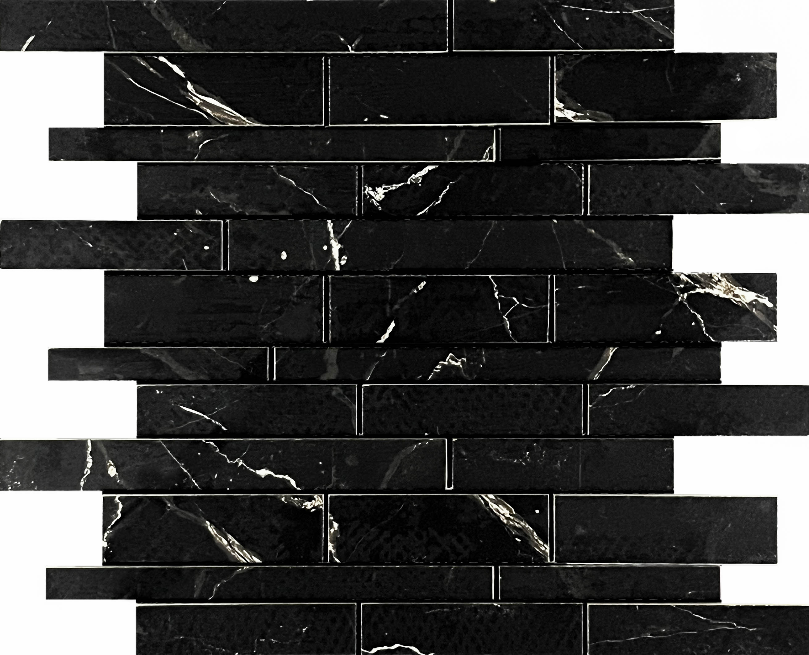 Декор Mosaic Mosaic Nero Brick Bone Mix