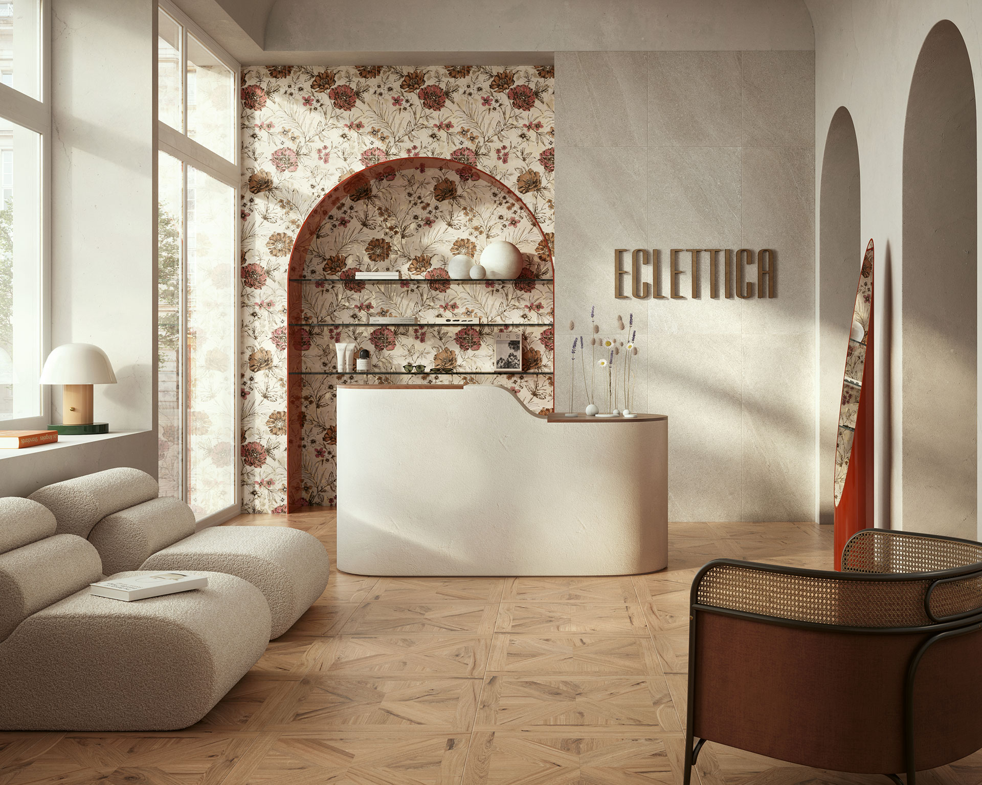 Настенный Eclettica Frammenti Rett Bianco 60x120 - фото 12