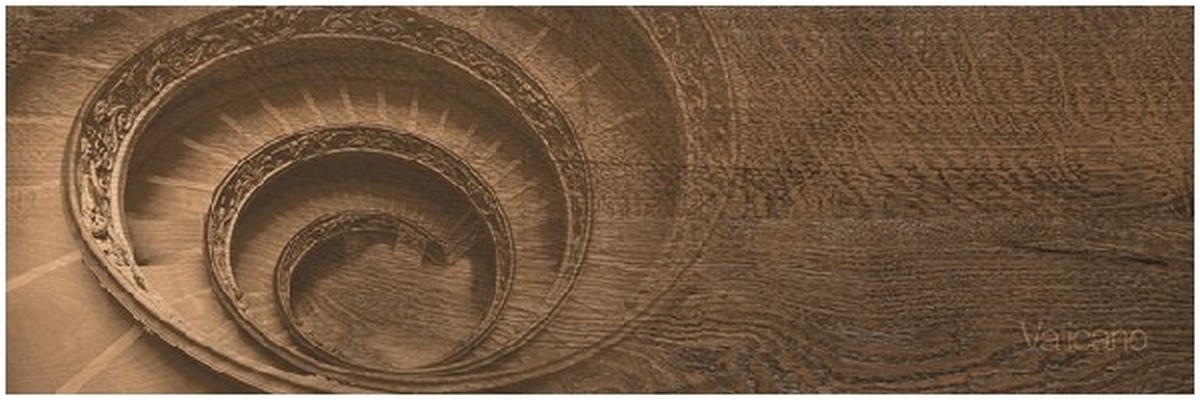 G-253/SR/d01/200x600x9 Декор Italian Wood Венге Орнамент 20x60 Структурированный - фото 3