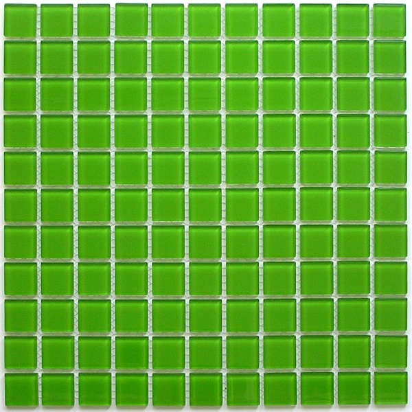 Green glass 4*25*25 300*300 Напольная Керамическая мозаика Green glass