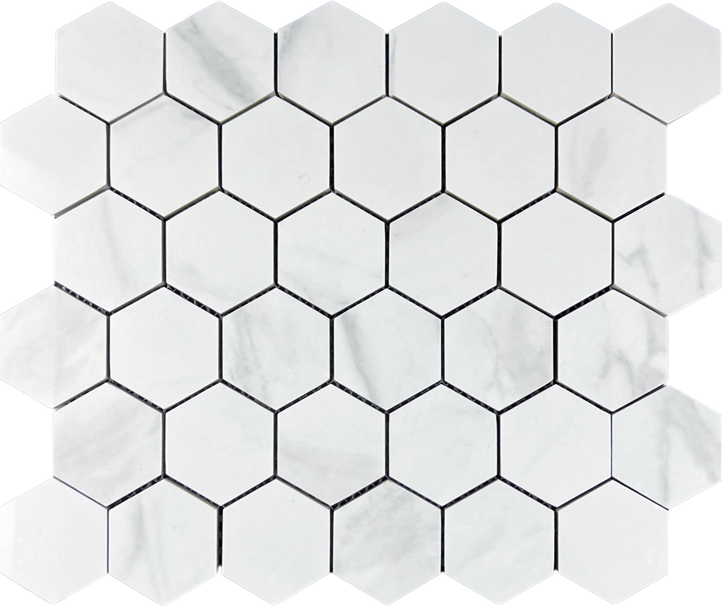 Декор Mosaic Mosaic Сатурио Гласиер Hexagone Чип 4.8x4.8 - фото 6