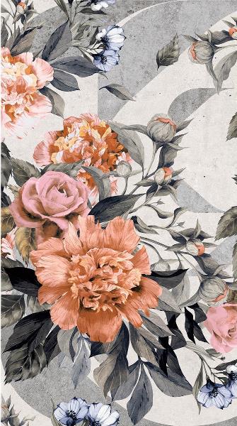 1609-0020 Панно Лофт стайл Цветы (компл. из 4х пл.) - фото 4