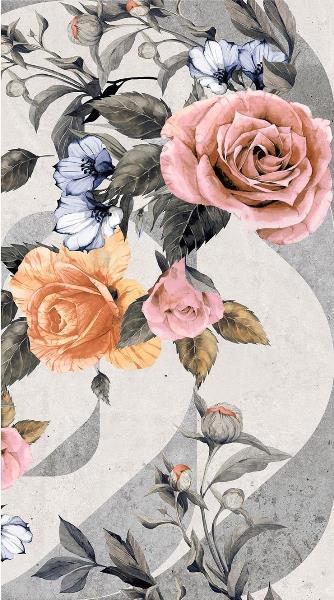 1609-0020 Панно Лофт стайл Цветы (компл. из 4х пл.) - фото 5