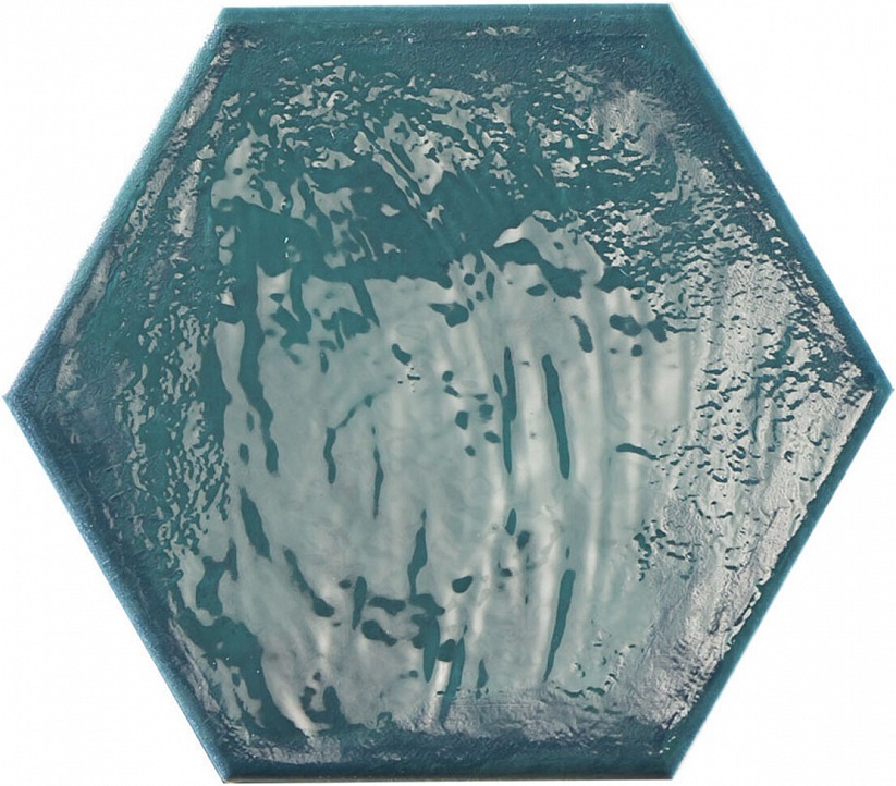 Настенный Rain Aquamarine Hex 19.8x22.8