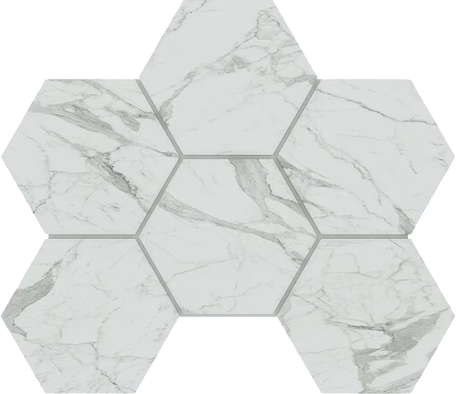 Mosaic/MN01_PS/25x28,5/Hexagon Декор Montis MN01 Hexagon 25x28.5 пол