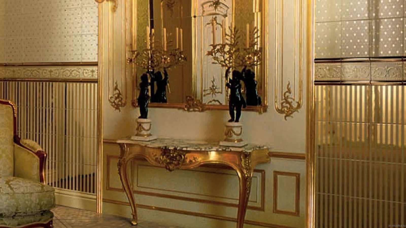 Настенная Grand Elegance Gold Riga Grande Oro Su Crema - фото 6