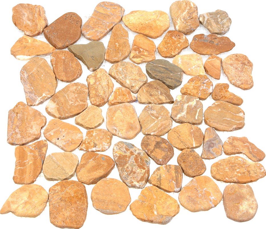 052369 MS9005 BC Напольная Каменная Мрамор песочный круглый 32x32