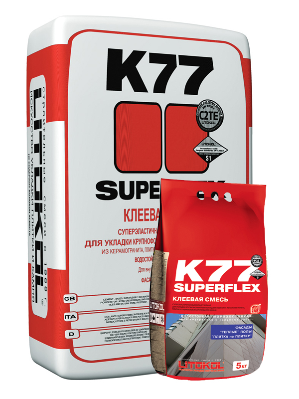  Superflex K77 SUPERFLEX K77 белый 25 кг - фото 2