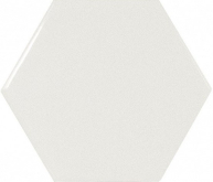 21911 Плитка Hexagon Scale Wall White