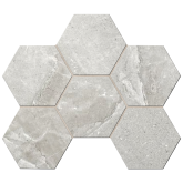 Mosaic/KA01_NS/25x28.5x10/Hexagon Декор Kailas KA01 Grey Hexagon Неполированная 25x28.5