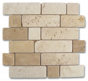 184996 Мозаика Materia Mosaico Travertino Brick 30.5x30.5
