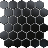 MT83000/IDL4810 Мозаика Homework Hexagon small Black Matt