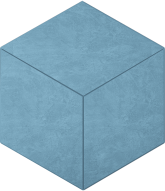 Mosaic/SR03_NS/29x25x10/Cube Декор Spectrum SR03 Sky Blue Cube Неполированная 29x25