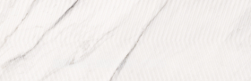 O-CCH-WTA052 Плитка Carrara Chic Рельеф шеврон белый