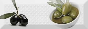 AK0615 Декор Olives fluor Decor Olives 02 10x30