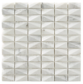RO03MS409 Мозаика Mitra / Trevi Mosaico Net White 30x30