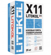 Клей на цементной основе X11 LITOKOL EVO 25кг