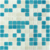 STP-BL026 Мозаика Steppa Голубой стекло (25х25) 315х315