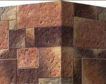 485-45 Искусственный камень Бремар Коричневый 18x10