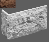 Искусственный камень Капри Угловой элемент 340