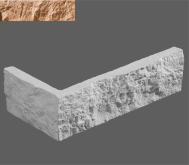Искусственный камень Неаполь Угловой элемент 431 9.4/20x5.2x1.2