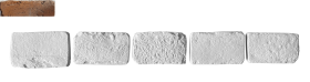 Искусственный камень Орлеан Тычок 496 12-14x7-8x1,7