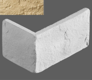 Искусственный камень Палермо Угловой элемент 051 13,2/28x14,7x2
