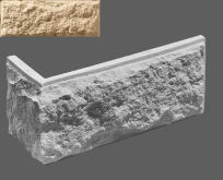 Искусственный камень Шато Угловой элемент 051 33/11x16,7x3