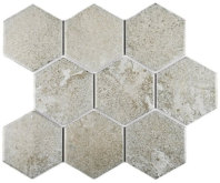 Мозаика Керамическая мозаика Agate Grey 29.5x25.6