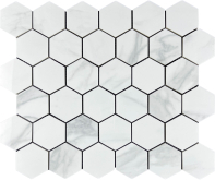Декор Saturio Glacier Mosaic Сатурио Гласиер Hexagone Чип 4.8x4.8