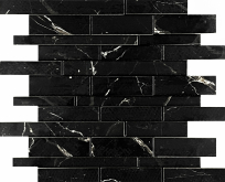 Декор Estrada Mosaic Nero Brick Bone Mix
