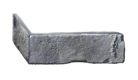 345-85 Искусственный камень Рейн брик Серый 24x6.5